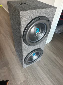 Dual ATG Audio Subwoofers in Ported Box