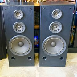 (2) 1980’s Technics 12” 🔈 3-way Audiophile Speakers 