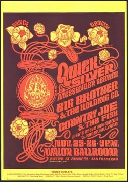 FAMILY DOG Third Print FD-36 Moscoso Poster Big Brother - Country Joe