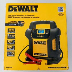 DeWalt 1600Watt Jump Starter with Digital Air Compressor