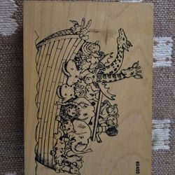 #Crafting LARGE  Stamp #Noah's Ark  #Animals 