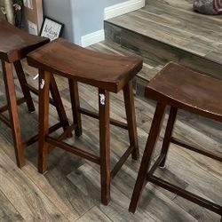 3 Pottery Barn Stools