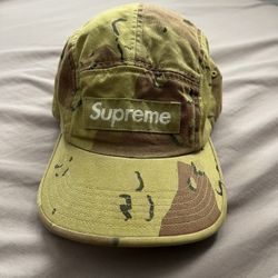 Supreme Overdyed Camo Cotton Cap
