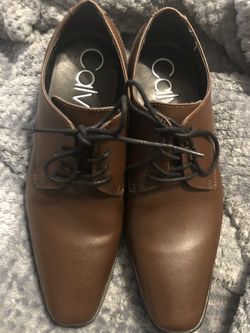 Calvin Klein Brodie Brown Oxfords 