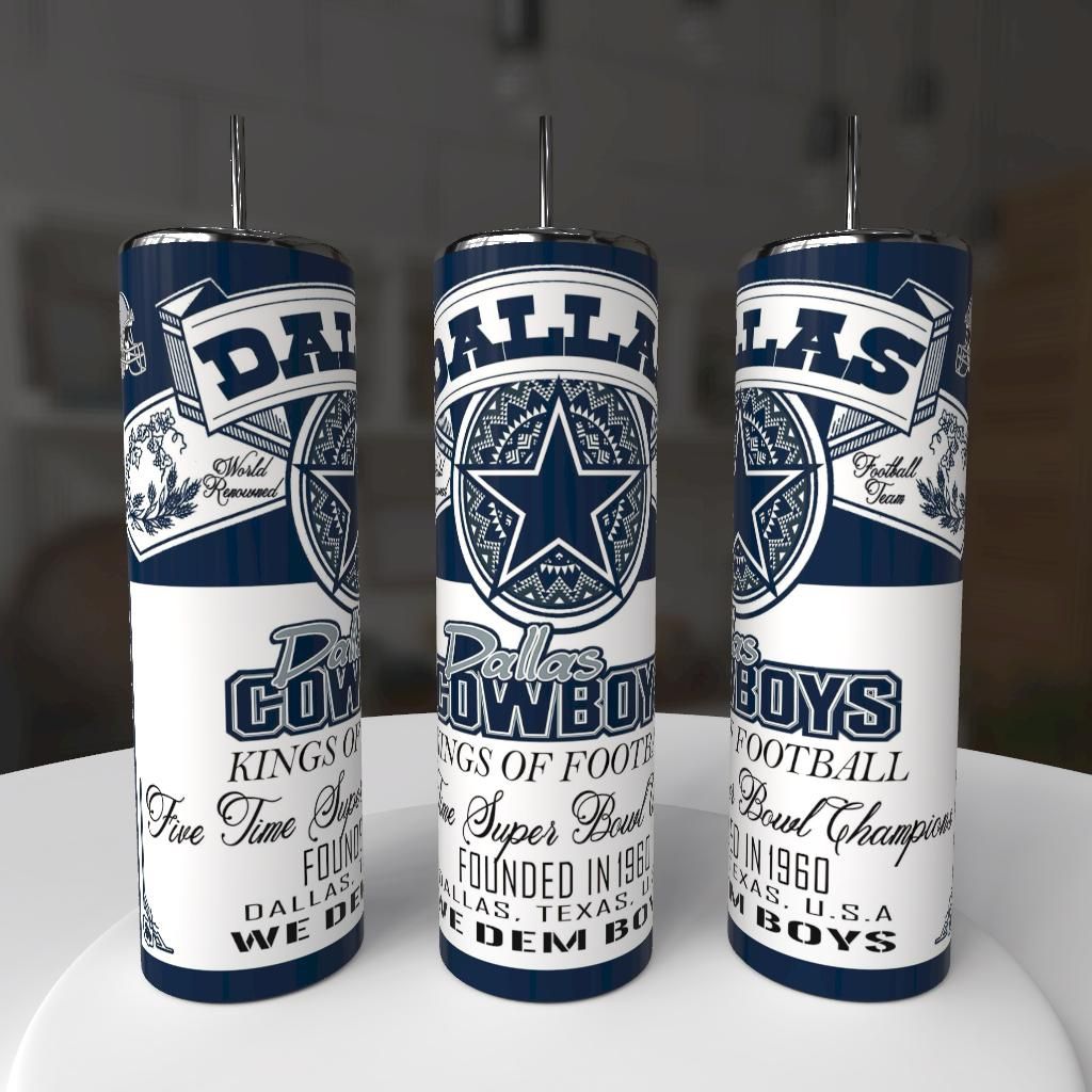 Dallas Cowboys Football Tumbler
