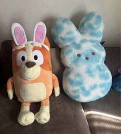 Bluey & Easter Peeps Plushies 35 In
