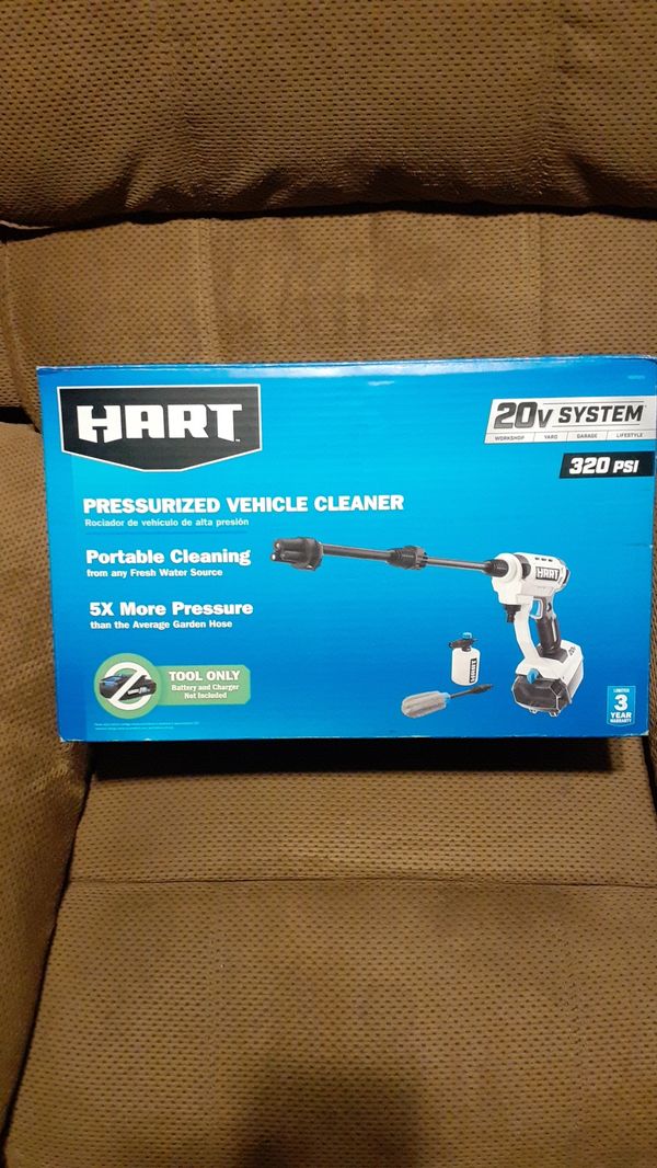 Hart 20v Pressure Washer and Vehicle Cleaning System for Sale in