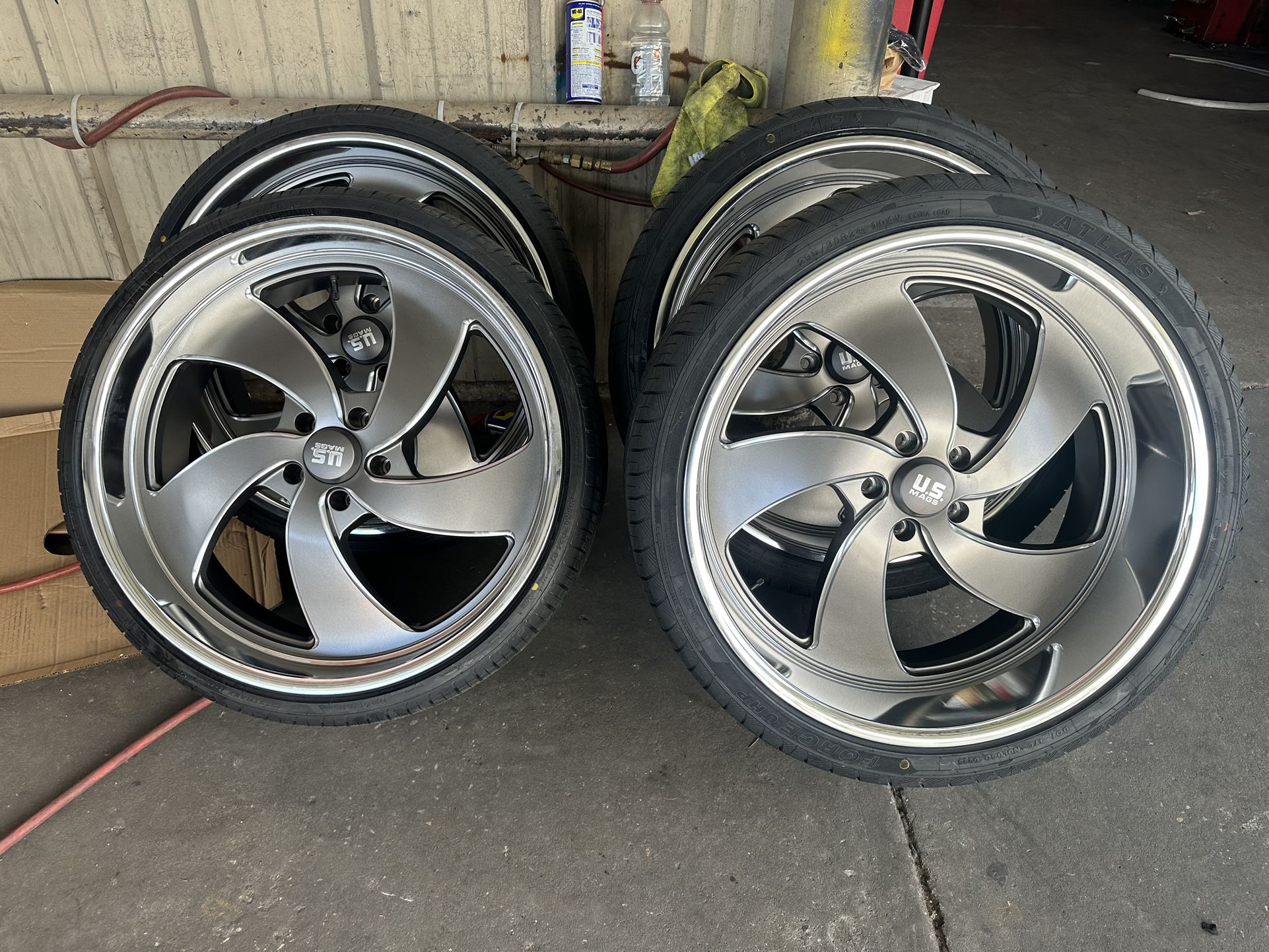 22” Staggered Wheels Us Mag We Offer 120 Days Payment Option