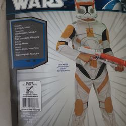 Star Wars Clone Trooper Jumpsuit With Mask