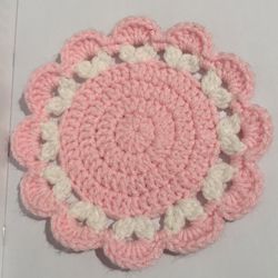 Crochet Heart Coasters