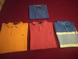 4 Collar Shirts Size Large 20for All