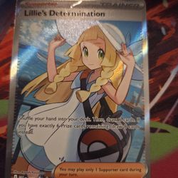 Pokemon Lillie's Determination 169 Mega Evolution NM