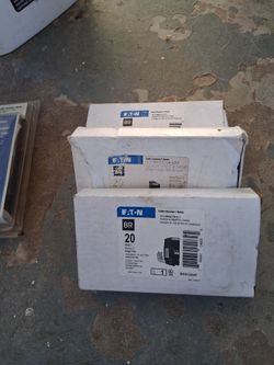 EATON 20 AMPS ARC FAULT BREAKER $35 EACH