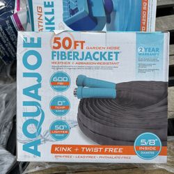 Fiber, jacket, water hose