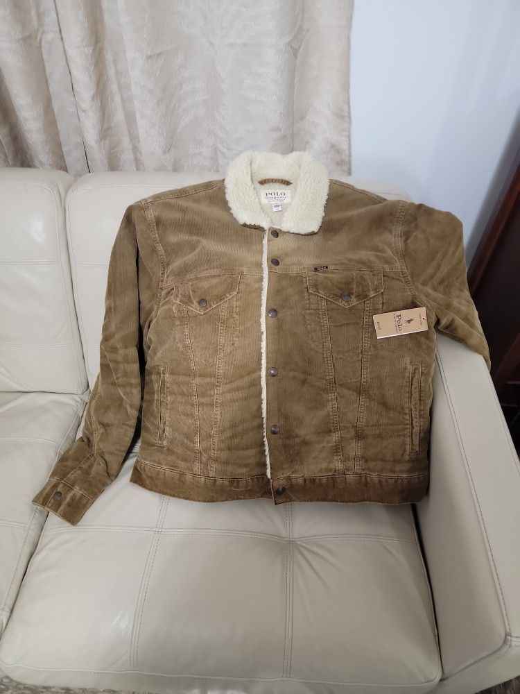Polo Ralph Lauren Corduroy Sherpa Jacket.