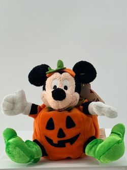 Disney Store Halloween Mickey Mouse plush .