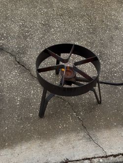 Outside ring stove