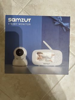 Baby Monitor 1080P HD Resolution 5 Inch Display Child Temperature Monitoring With Camera and Audio