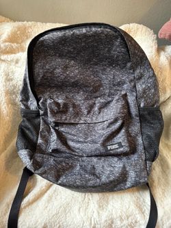 PINK Victoria's Secret Gray Backpack