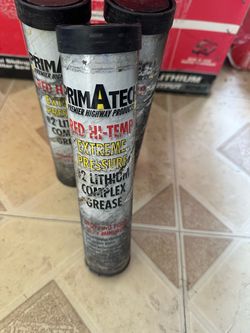 PrimaTech Red Hi-Temp Extreme Pressure Grease Cartridges