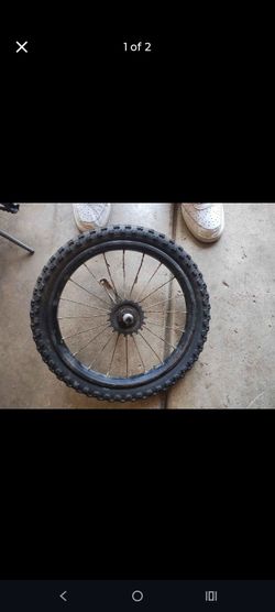 Bike rim and tire