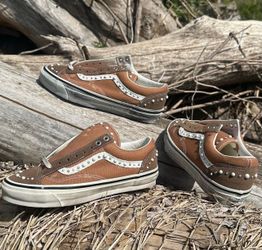Rust Brown Pearlized Vans