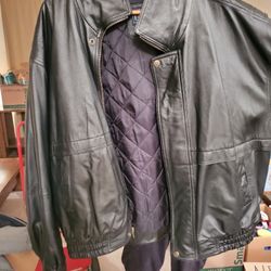 Wilsons XL Black Leather Coats