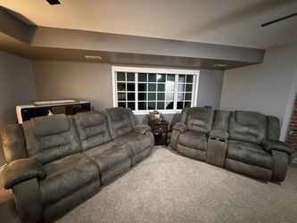 Reclining Sofa & Loveseat Set