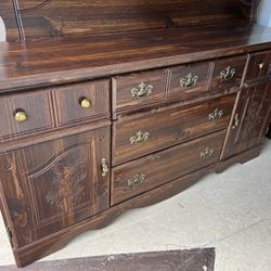 Dresser Solid Wood 62”x30”x16” 
