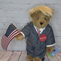 Donald Trump Vermont MAGA Teddy Bear 