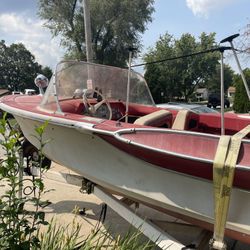1957 Hydrodyne Feather craft Speed Boat