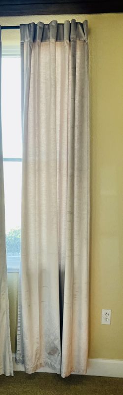 West Elm Velvet Platinum Grey Panel 