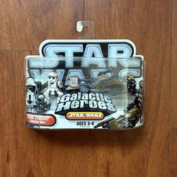 NEW Star Wars SCOUT TROOPER & SPEEDER BIKE Figure - Galactic Heroes