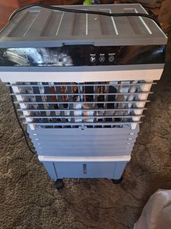 Portable ac unit, you add water yourself.