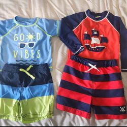 Bundle of 5 Swim Suits, 18-24mo Boys