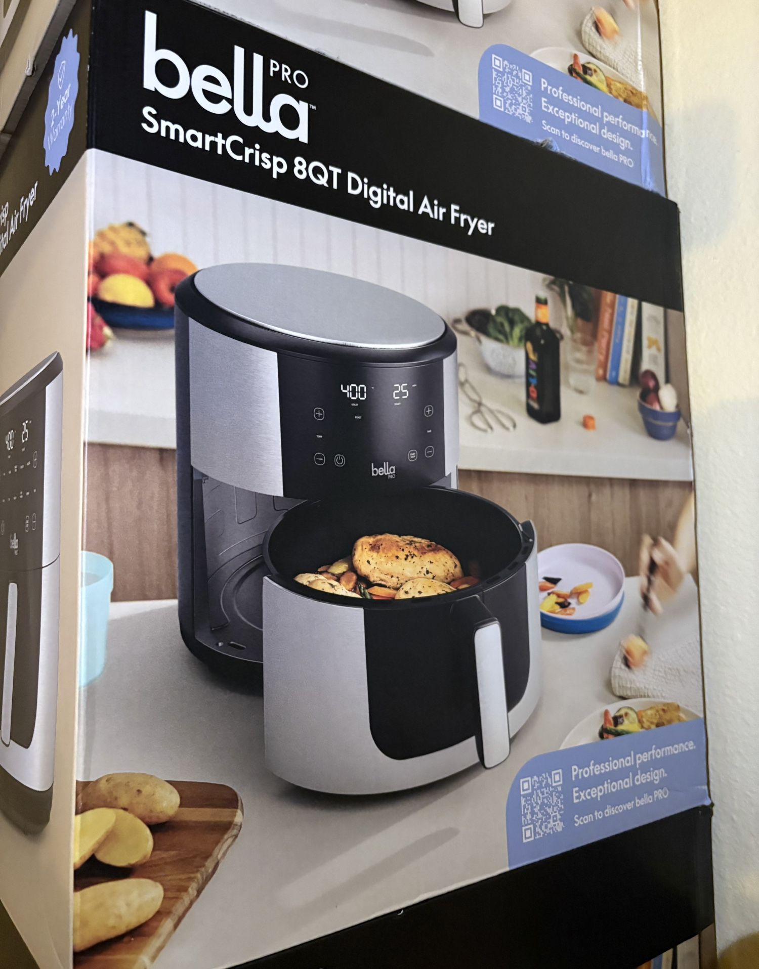 Bella Pro Smartcrisp 8qt Digital Air Fryer