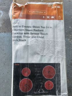 New Electric 4 burner stove