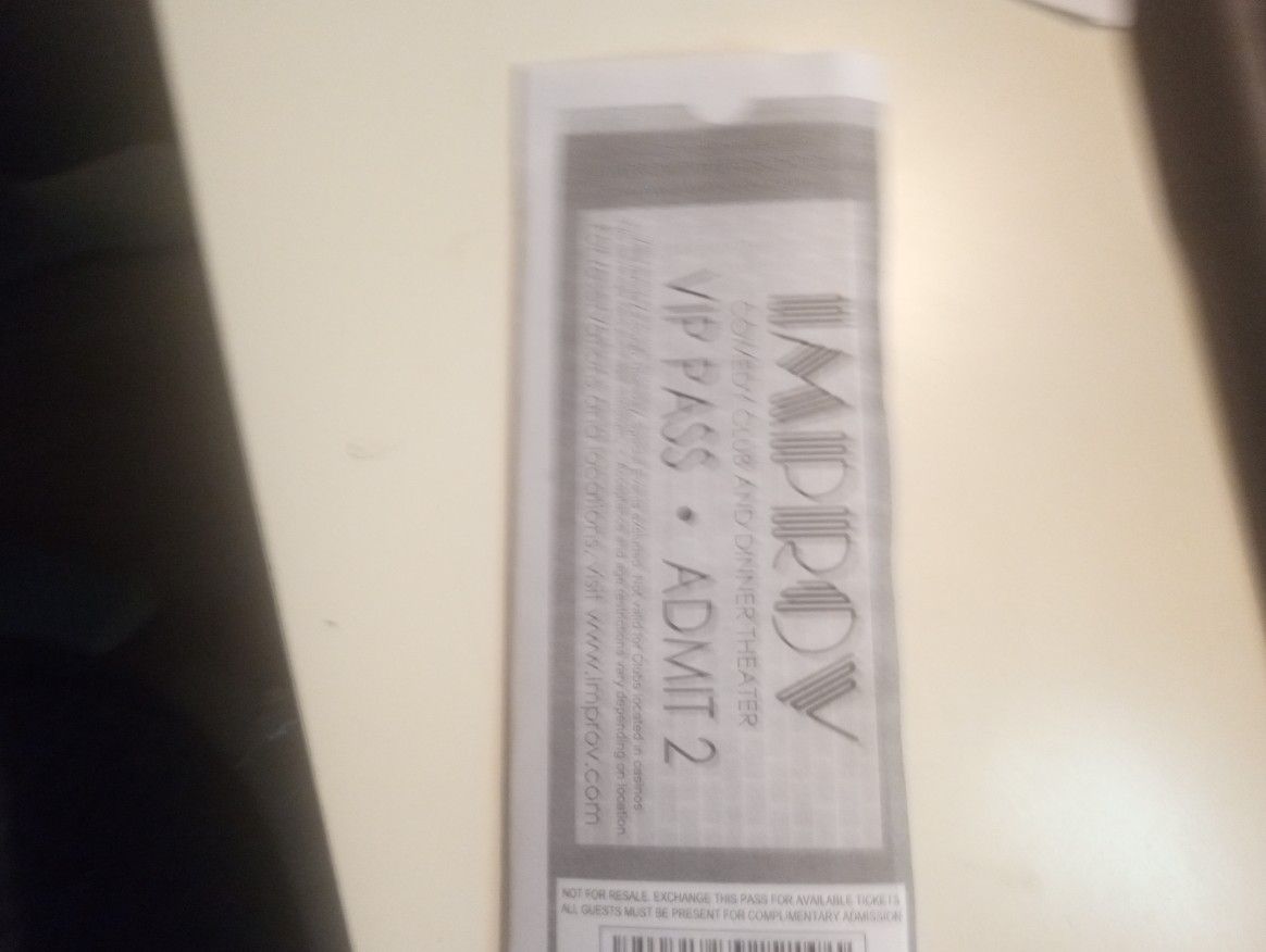 Improv Tickets