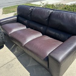 Leather Couch