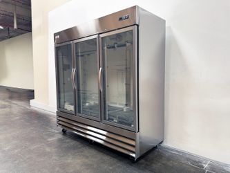 NSF 3Glass Door Stainless Steel Commercial Freezer CFD-3FFGSS