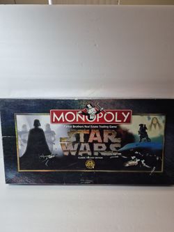 Collectors monopoly Star Wars Trilogy Edition.