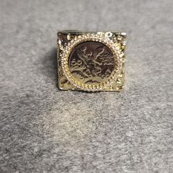 Men's Coin Ring 