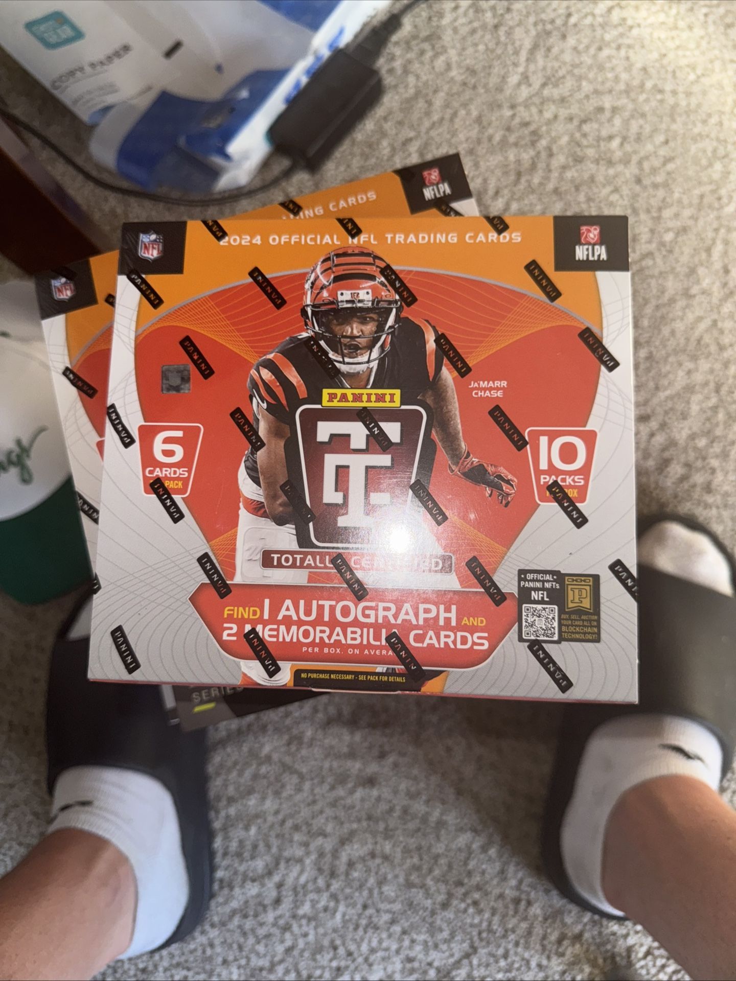 3 PACK - 2024 Panini NFL Totally Certified Football Trading Card ~ Premium Box
