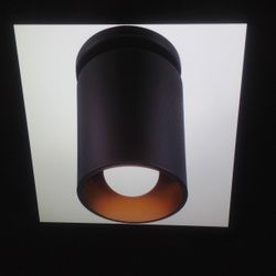 New Access Lighting 5" Led Outdoor Porch Lights Flush Mount 120v 3 Available, Bulbs Included In Matte Black 