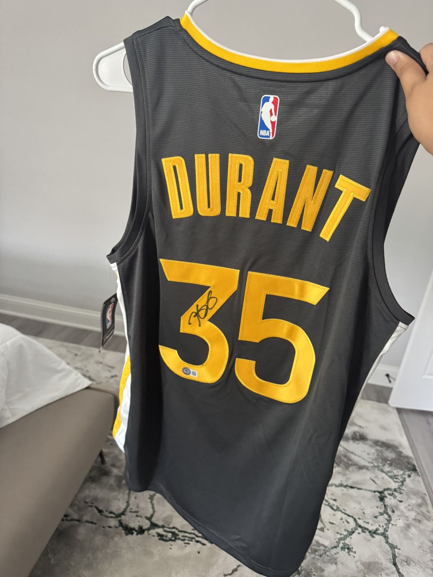 Kevin Durant 2017-2018 Golden State Warriors Signed Jersey