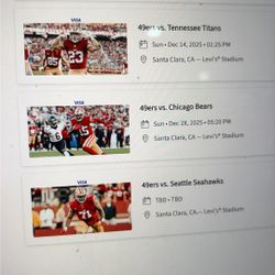 Niners Tickets | Sec 205 | Row 18 | Seats 12 & 13