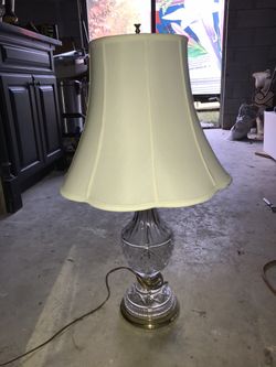 Antique Crystal Lamp