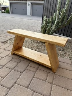 New Wood Bench