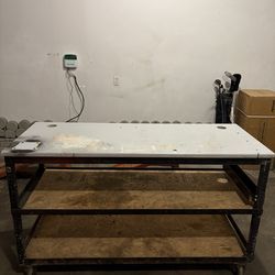 5ft Heavy Duty Work Bench with Shelves