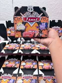 Lightning McQueen custom candy boxes